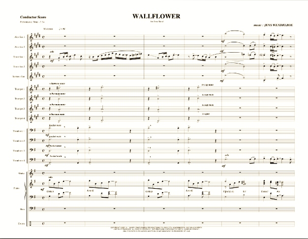 Big Band score sample